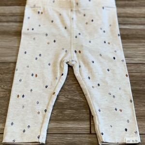 Miles Baby Leaf Dot Pants NWT! Size 6m